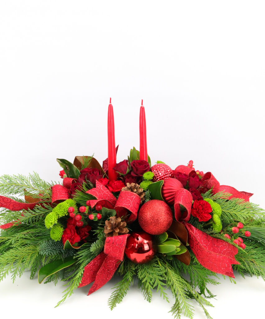 Christmas Table Centerpiece, Holiday Table Centerpiece